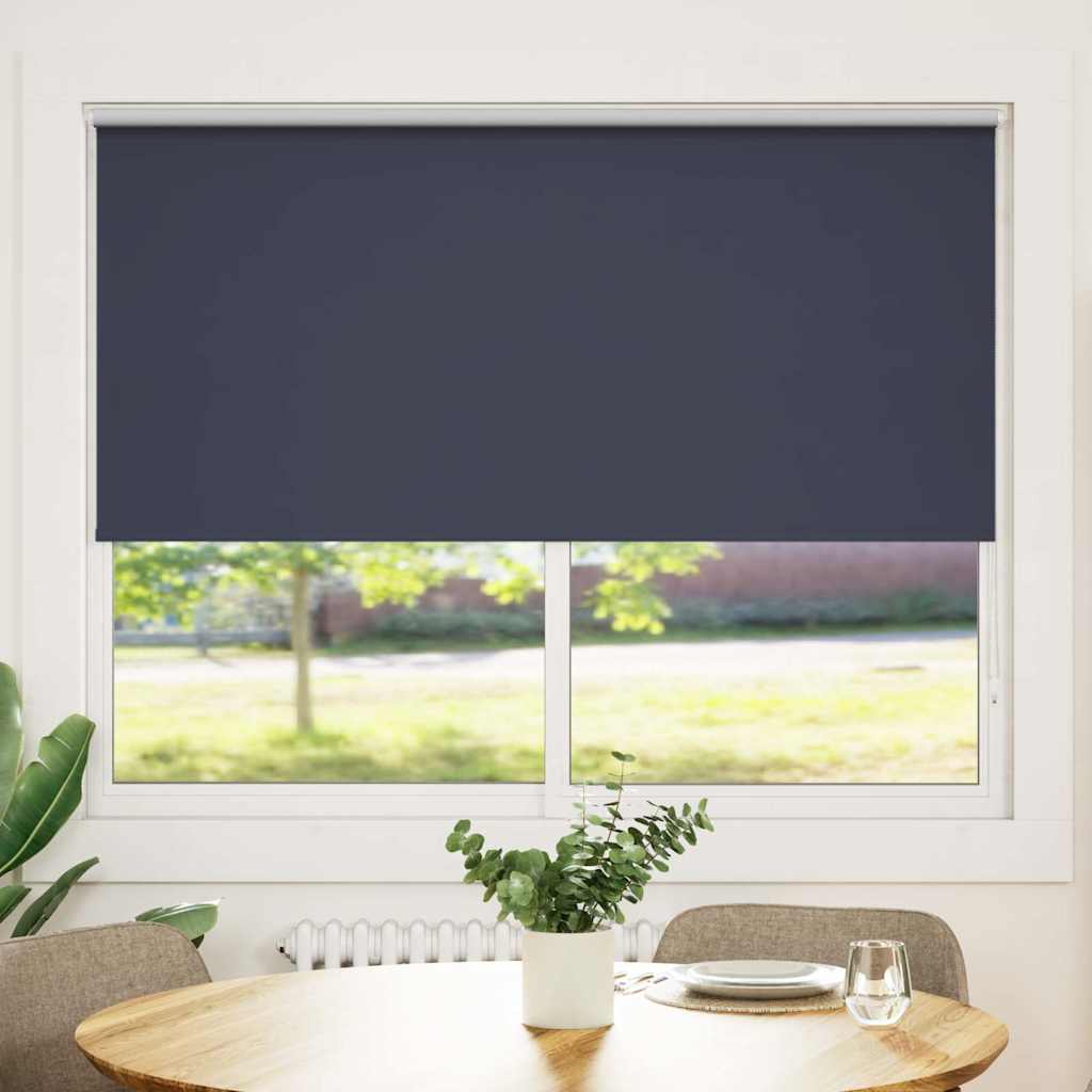 Verdunkelungsrollo 144,4 x 175 cm, Stoffbreite 140 cm, Marineblau