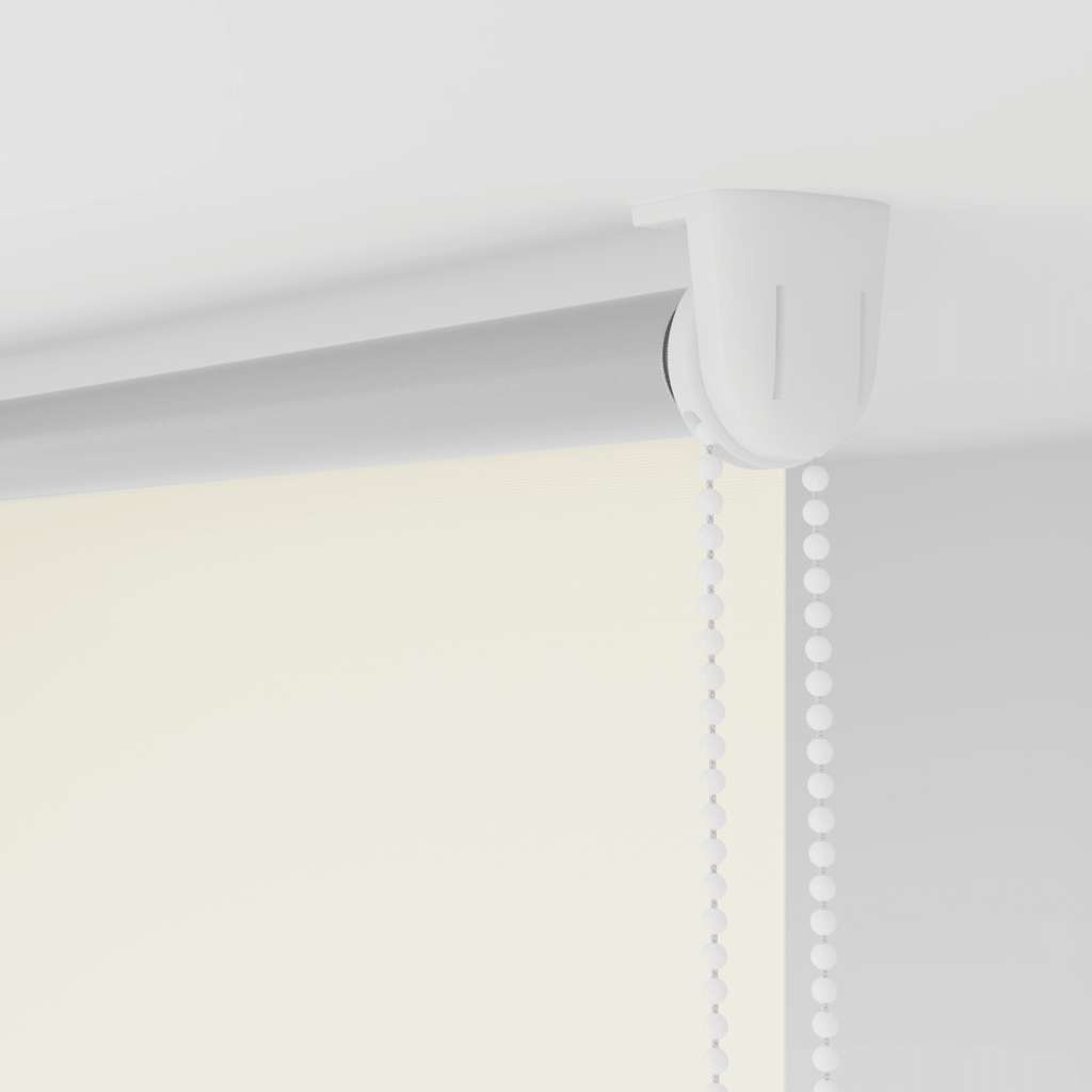 Verdunkelungsrollo 164,4 x 175 cm, Stoffbreite 160 cm, Gebrochen Weiß