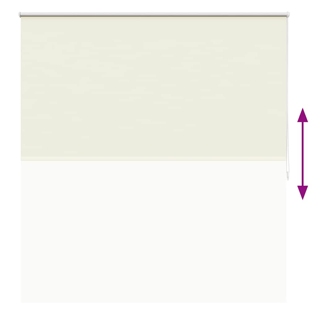 Verdunkelungsrollo 164,4 x 175 cm, Stoffbreite 160 cm, Gebrochen Weiß