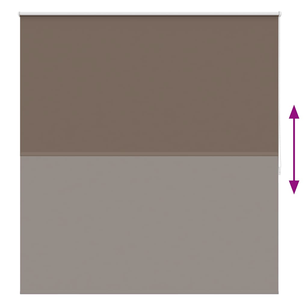 Verdunkelungsrollo 164,4 x 175 cm, Stoffbreite 160 cm, Kaffeebraun