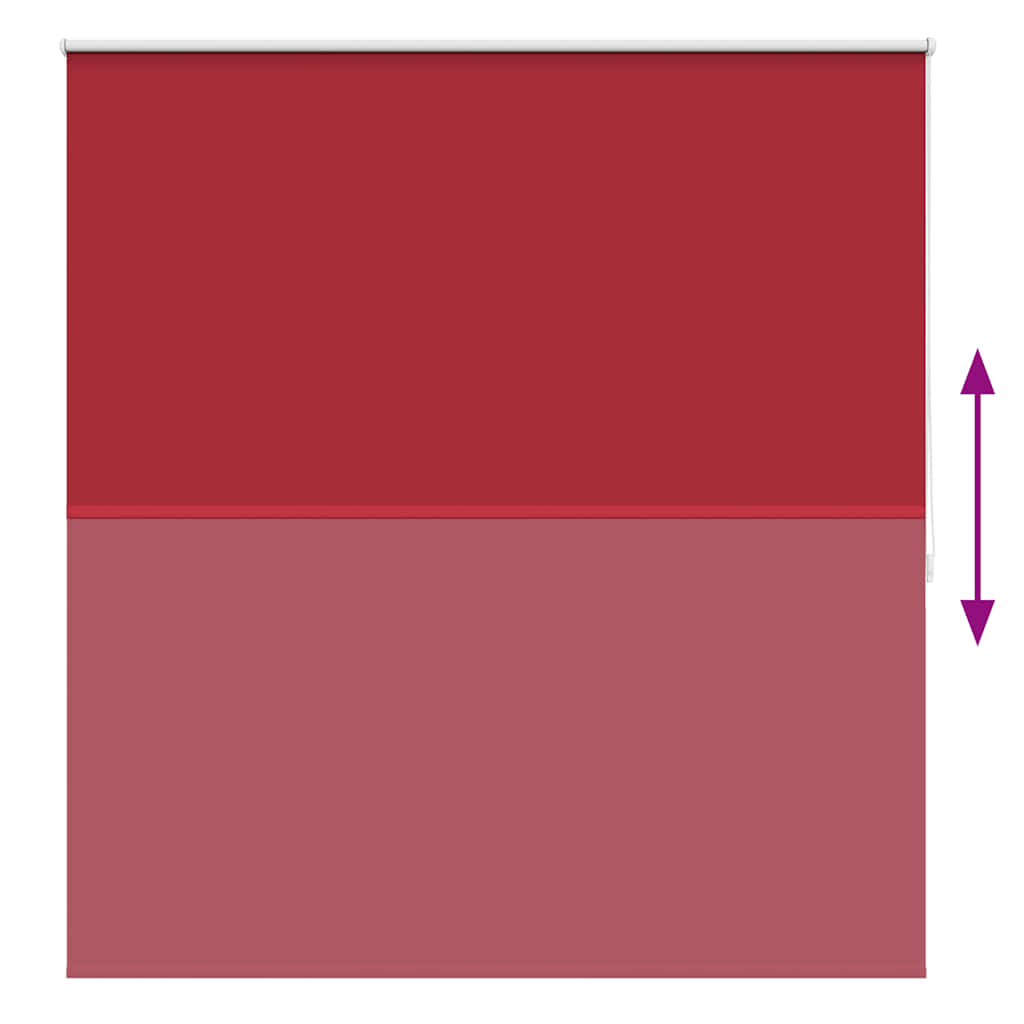 Verdunkelungsrollo 164,4 x 175 cm, Stoffbreite 160 cm, rot