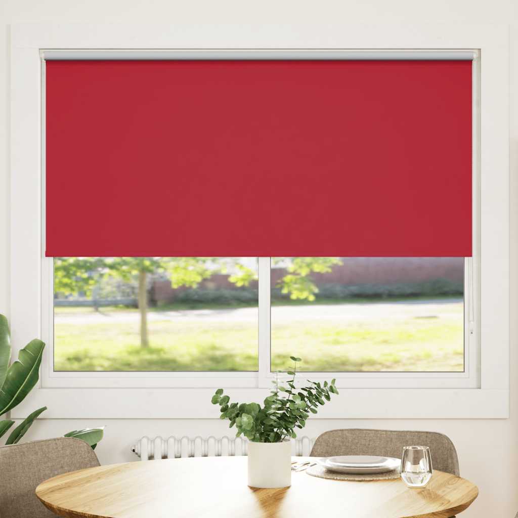 Verdunkelungsrollo 164,4 x 175 cm, Stoffbreite 160 cm, rot