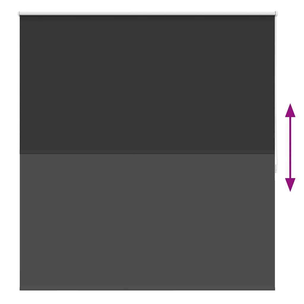 Verdunkelungsrollo 164,4 x 175 cm, Stoffbreite 160 cm, schwarz