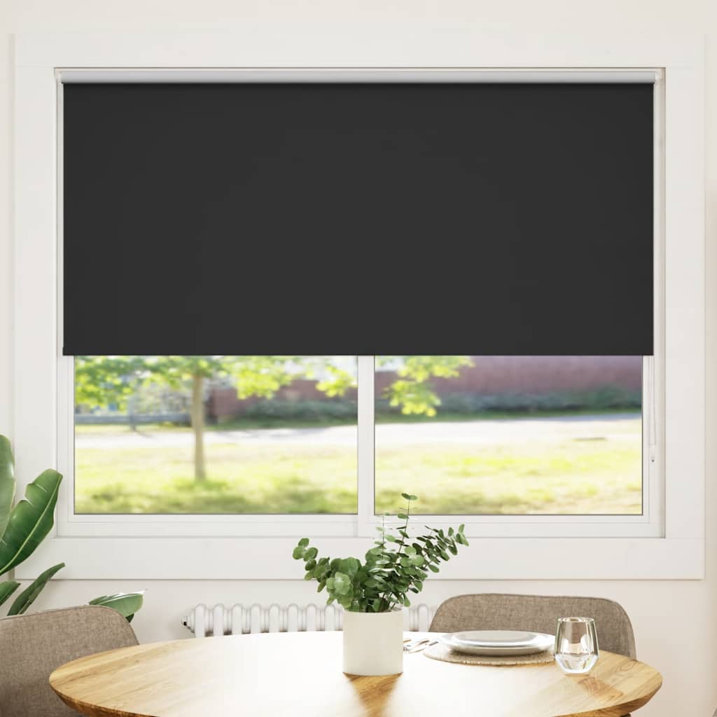 Verdunkelungsrollo 164,4 x 175 cm, Stoffbreite 160 cm, schwarz