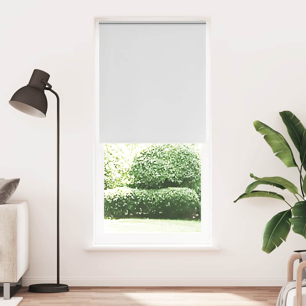Verdunkelungsrollo 84,4 x 230 cm, Stoffbreite 80 cm, Weiß