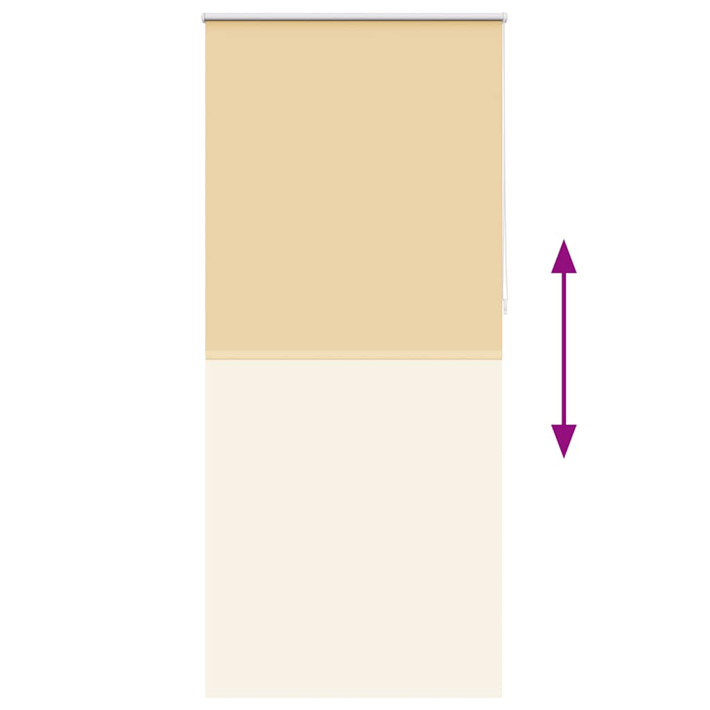 Verdunkelungsrollo 84,4 x 230 cm, Stoffbreite 80 cm, Beige