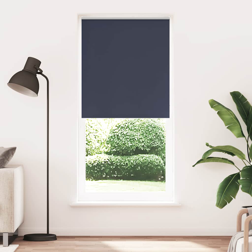 Verdunkelungsrollo 84,4 x 230 cm, Stoffbreite 80 cm, Marineblau