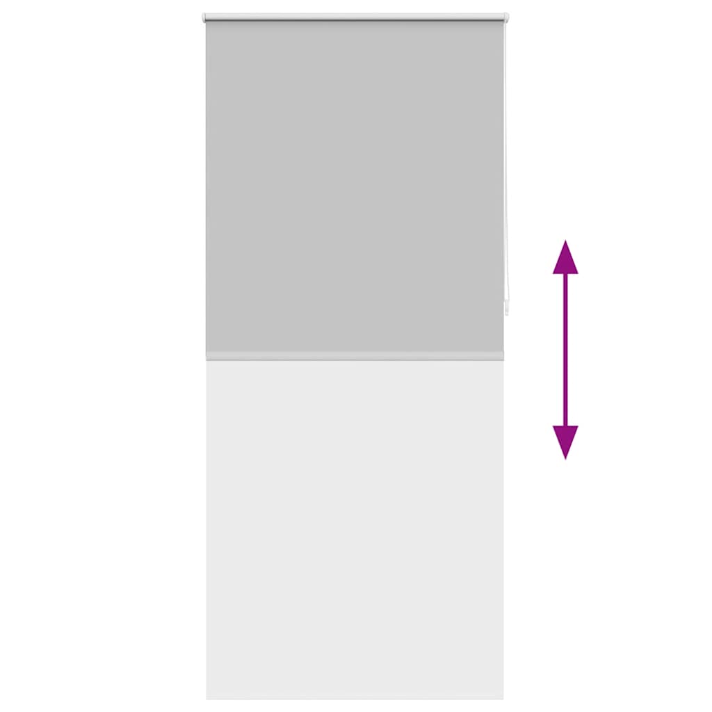 Verdunkelungsrollo 84,4 x 230 cm, Stoffbreite 80 cm, grau