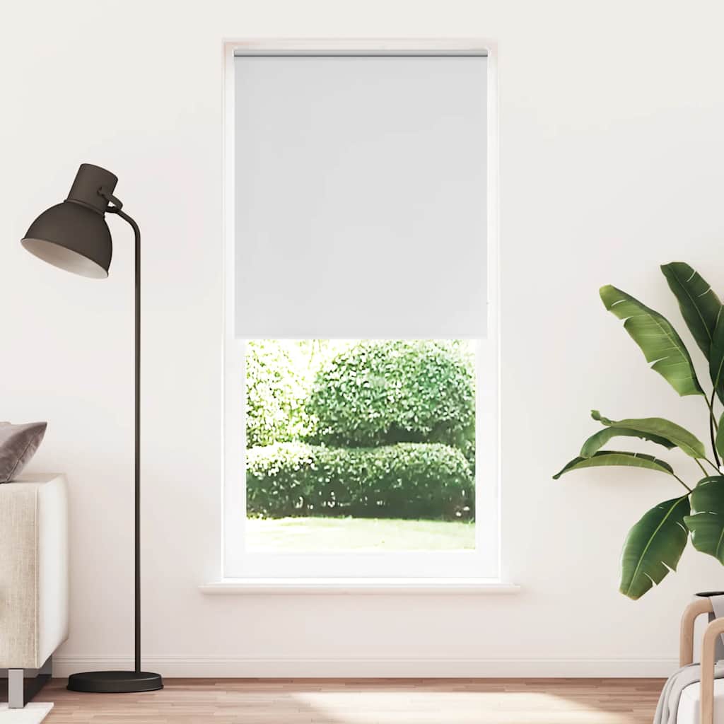 Verdunkelungsrollo 104,4 x 230 cm, Stoffbreite 100 cm, Weiß
