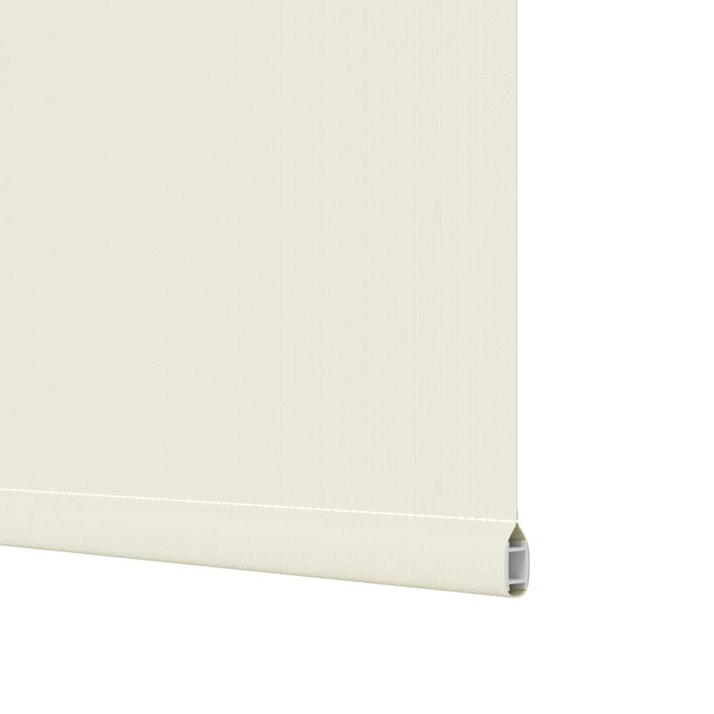 Verdunkelungsrollo 104,4 x 230 cm, Stoffbreite 100 cm, Gebrochen Weiß