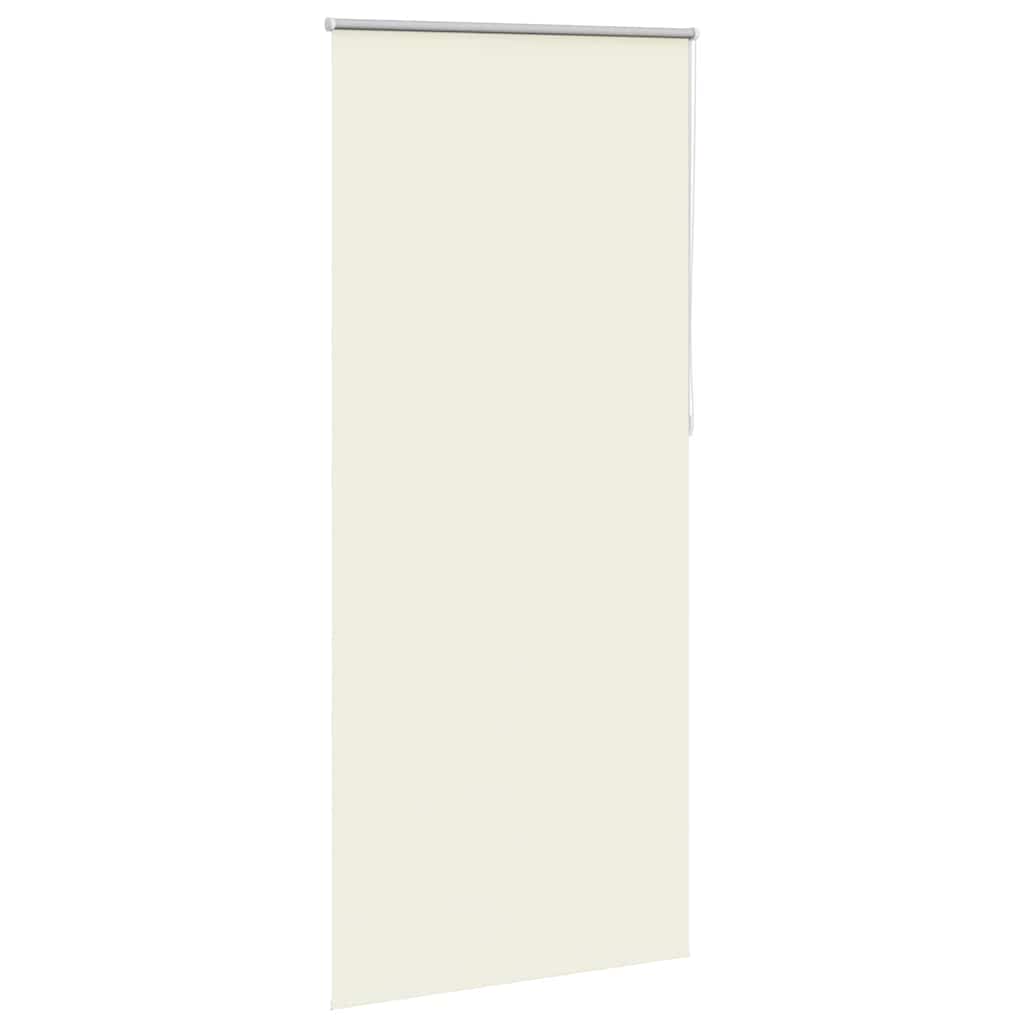 Verdunkelungsrollo 104,4x230cm Stoffbreite 100cm Gebrochen Weiß