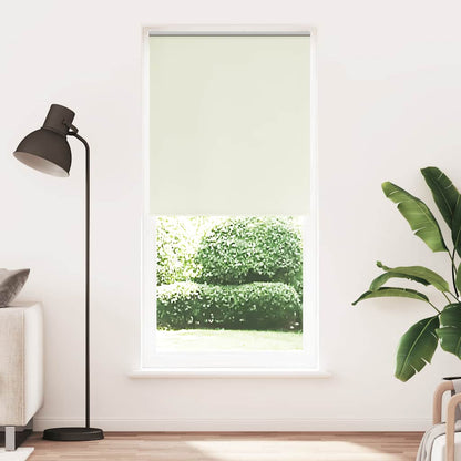 Verdunkelungsrollo 104,4x230cm Stoffbreite 100cm Gebrochen Weiß