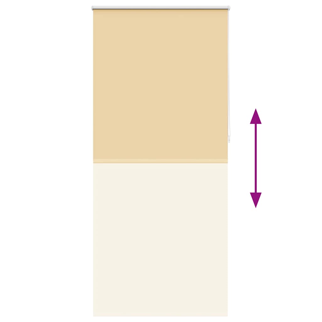 Verdunkelungsrollo 104,4 x 230 cm, Stoffbreite 100 cm, Beige