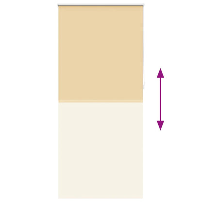 Verdunkelungsrollo 104,4 x 230 cm, Stoffbreite 100 cm, Beige
