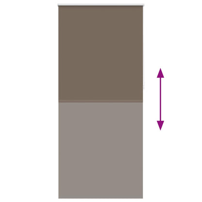 Verdunkelungsrollo 104,4 x 230 cm, Stoffbreite 100 cm, Kaffeebraun