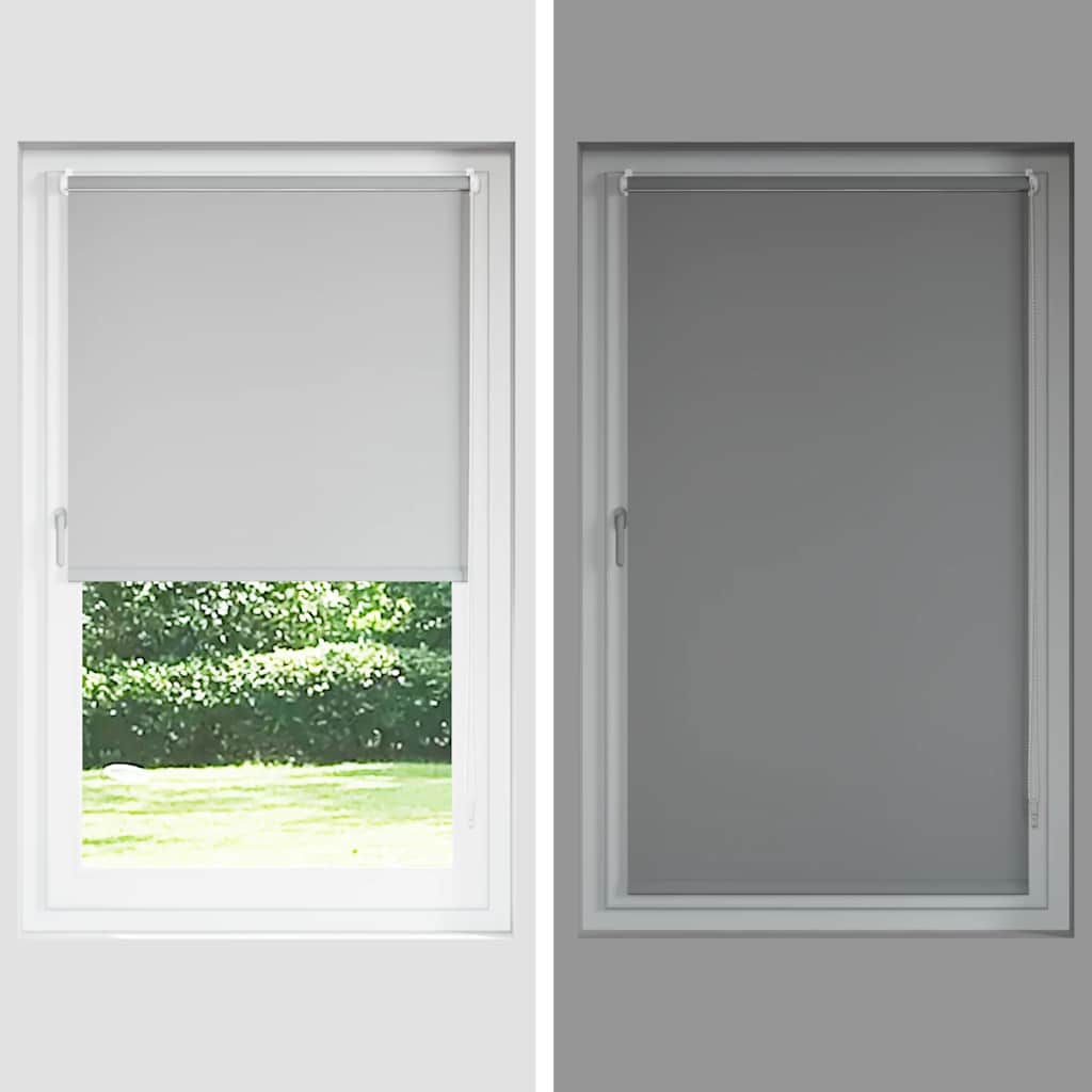 Verdunkelungsrollo 104,4 x 230 cm, Stoffbreite 100 cm, grau