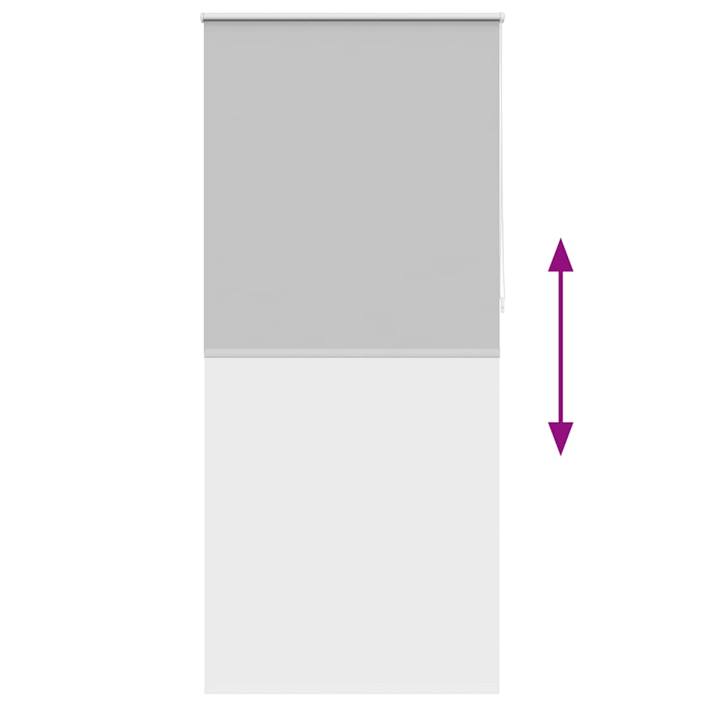 Verdunkelungsrollo 104,4 x 230 cm, Stoffbreite 100 cm, grau