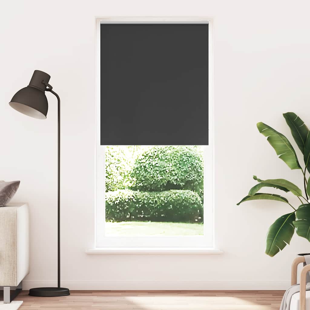 Verdunkelungsrollo 104,4 x 230 cm, Stoffbreite 100 cm, schwarz