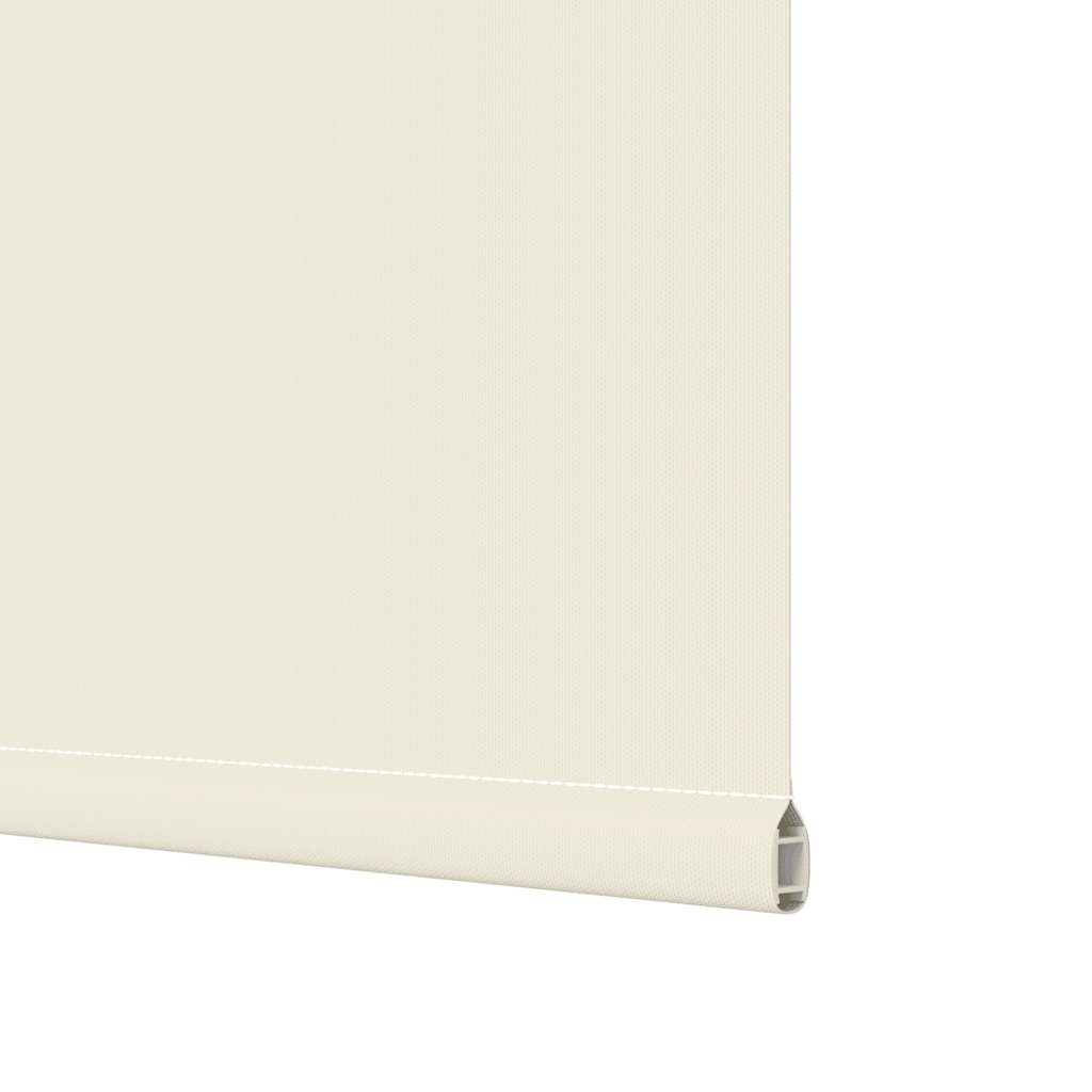 Verdunkelungsrollo 124,4 x 230 cm, Stoffbreite 120 cm, Gebrochen Weiß