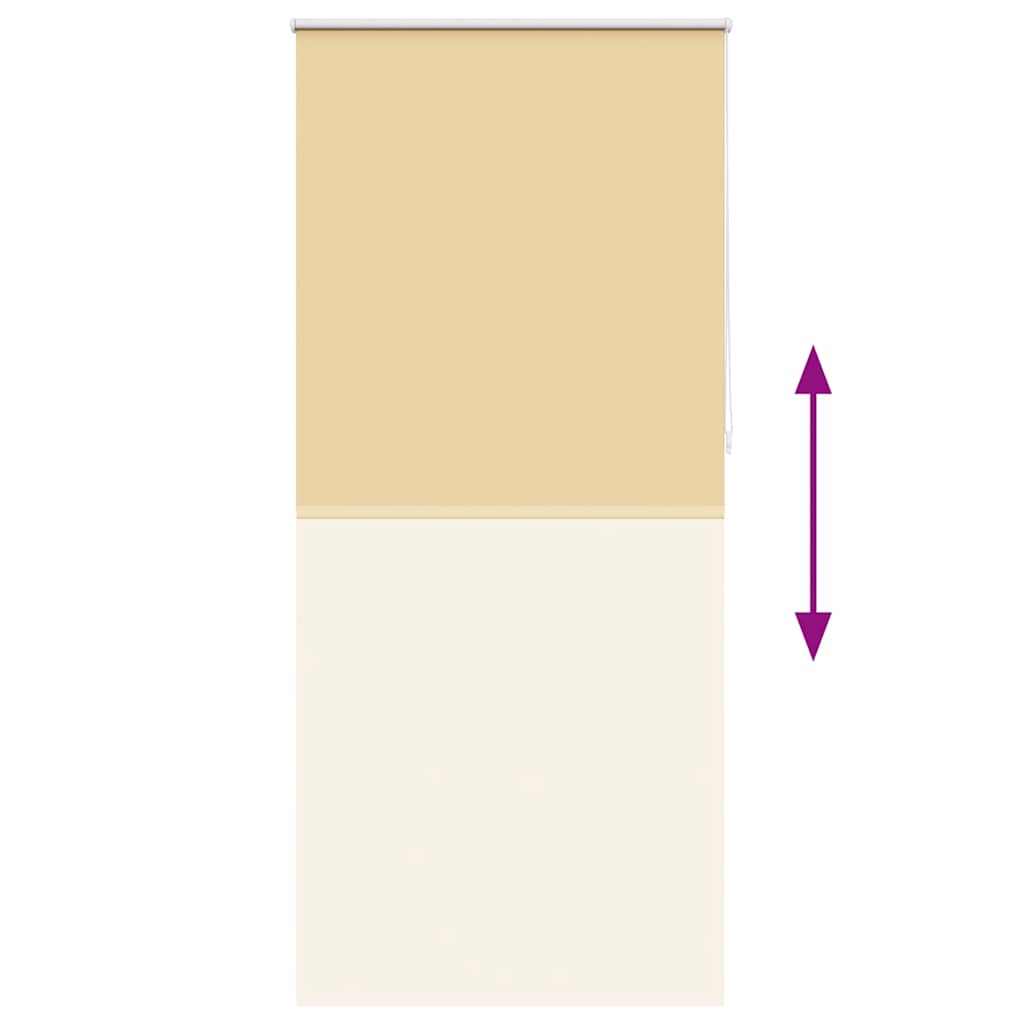 Verdunkelungsrollo 124,4 x 230 cm, Stoffbreite 120 cm, Beige