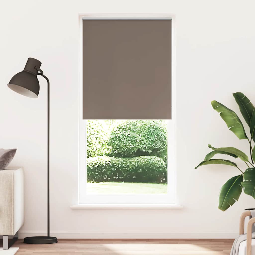 Verdunkelungsrollo 124,4 x 230 cm, Stoffbreite 120 cm, Kaffeebraun