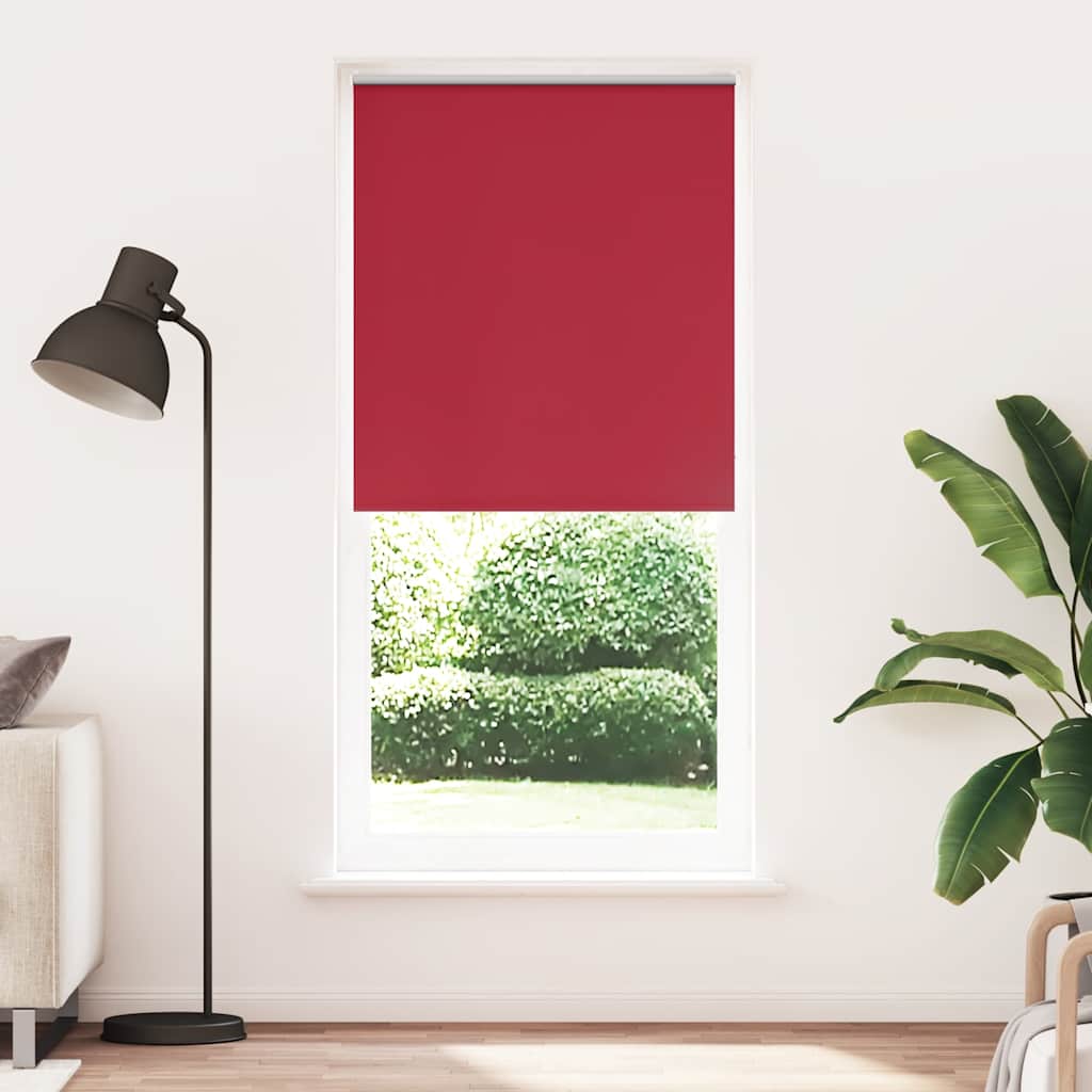 Verdunkelungsrollo 124,4 x 230 cm, Stoffbreite 120 cm, rot