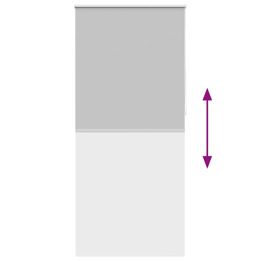 Verdunkelungsrollo 124,4 x 230 cm, Stoffbreite 120 cm, grau