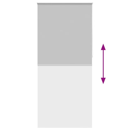 Verdunkelungsrollo 124,4 x 230 cm, Stoffbreite 120 cm, grau