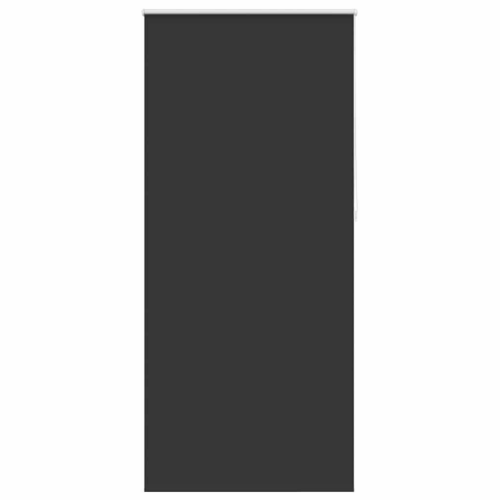 Verdunkelungsrollo 124,4 x 230 cm, Stoffbreite 120 cm, schwarz