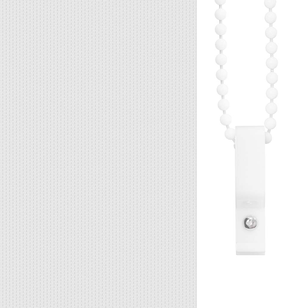 Verdunkelungsrollo 144,4 x 230 cm, Stoffbreite 140 cm, Weiß