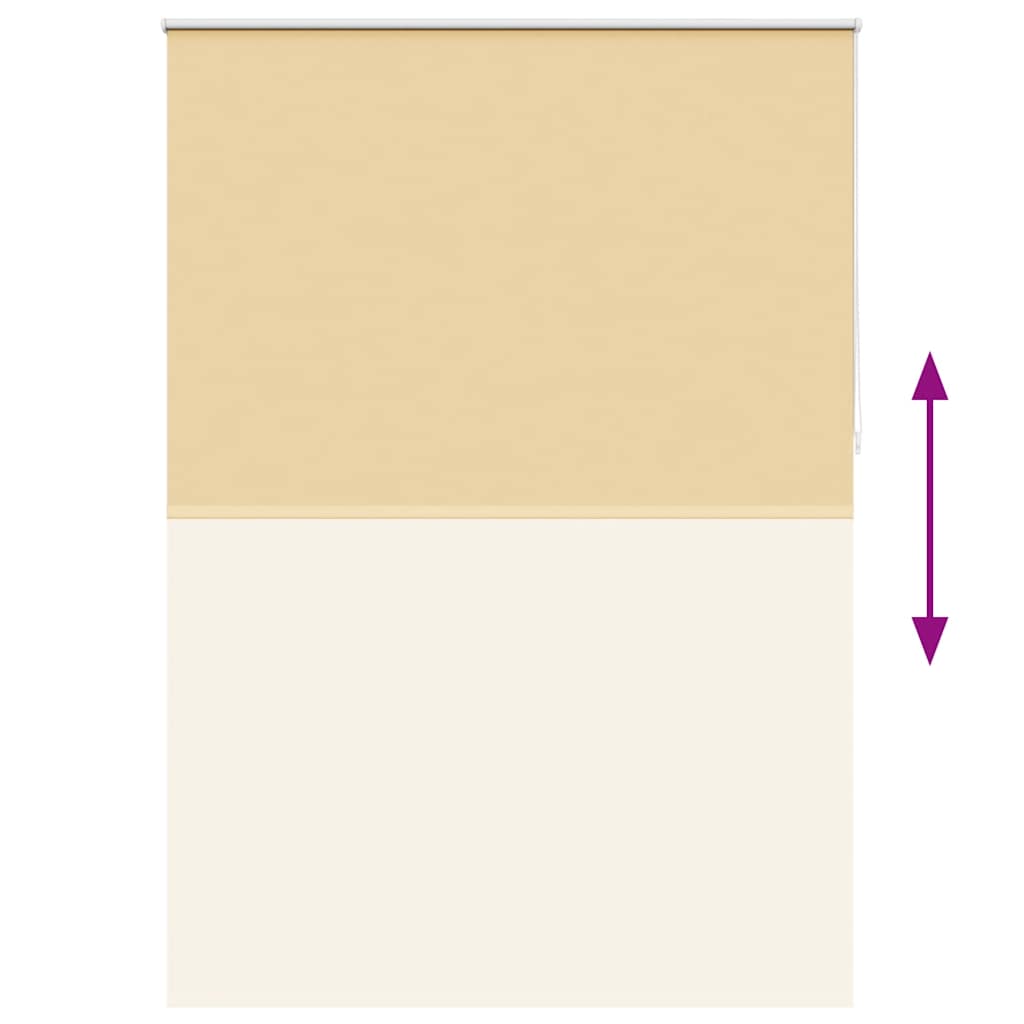 Verdunkelungsrollo 144,4 x 230 cm, Stoffbreite 140 cm, Beige