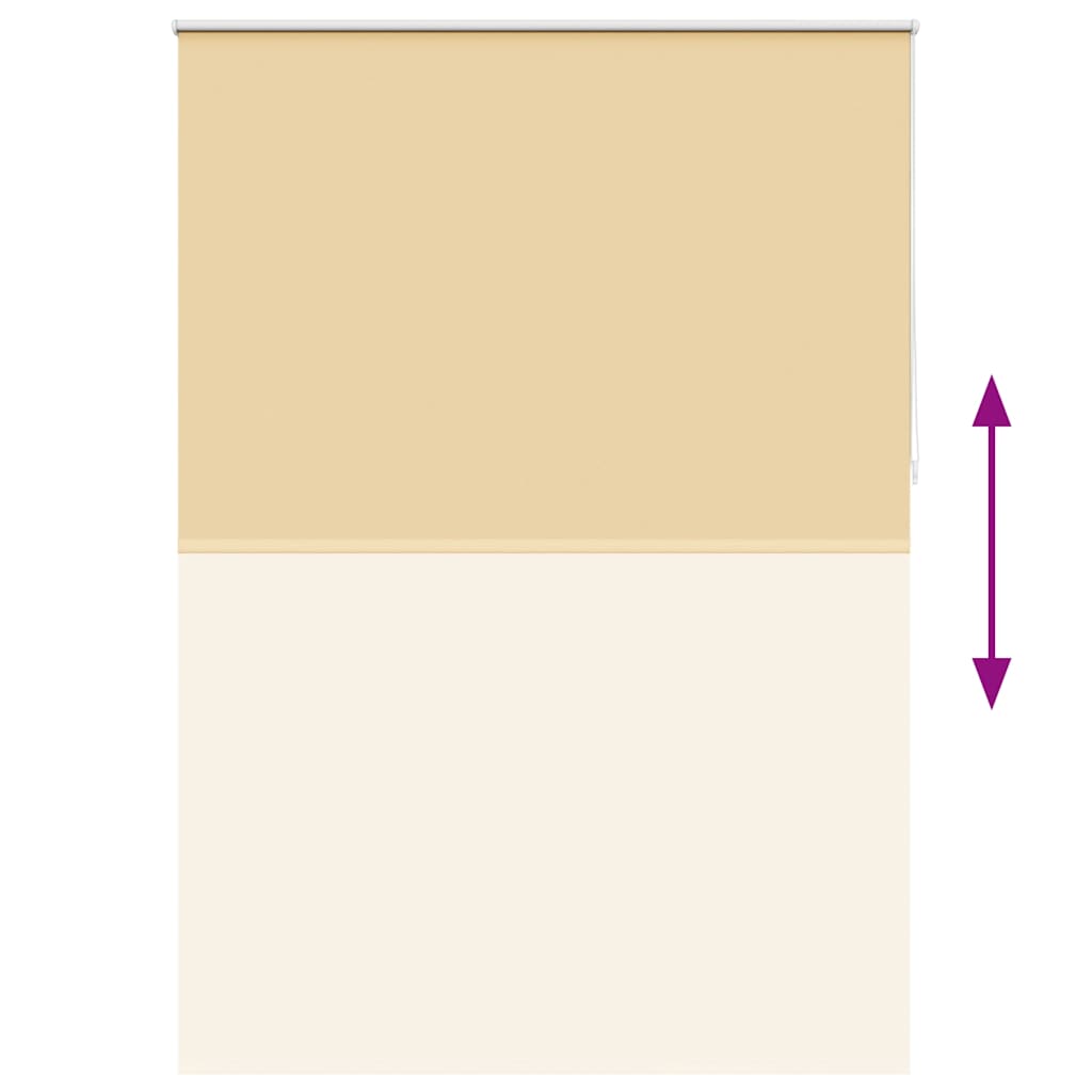 Verdunkelungsrollo 144,4 x 230 cm, Stoffbreite 140 cm, Beige