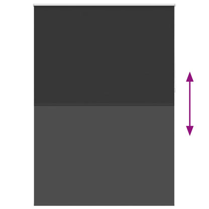 Verdunkelungsrollo 144,4 x 230 cm, Stoffbreite 140 cm, schwarz