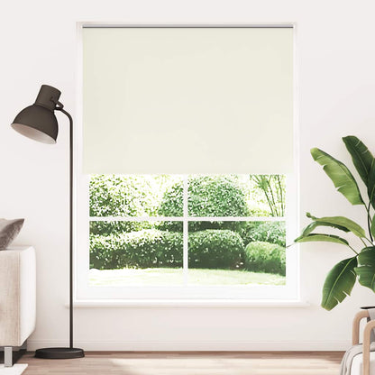 Verdunkelungsrollo 164,4x230cm Stoffbreite 160cm Gebrochen Weiß