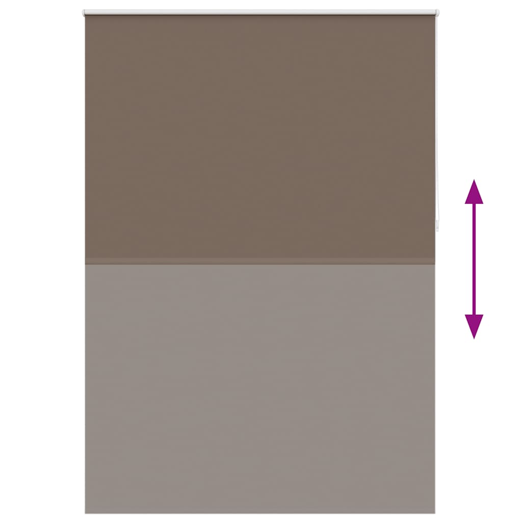 Verdunkelungsrollo 164,4 x 230 cm, Stoffbreite 160 cm, Kaffeebraun
