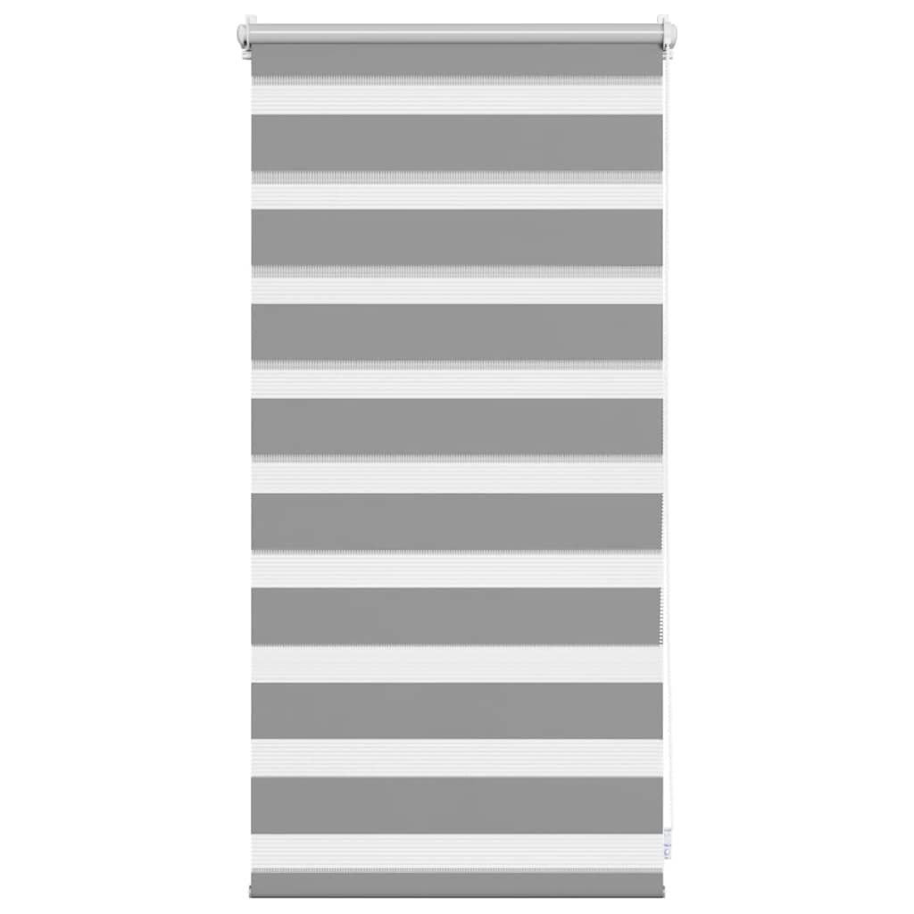 Zebra-Rollo 40,9 x 100 cm, Stoffbreite 36,7 cm, grau
