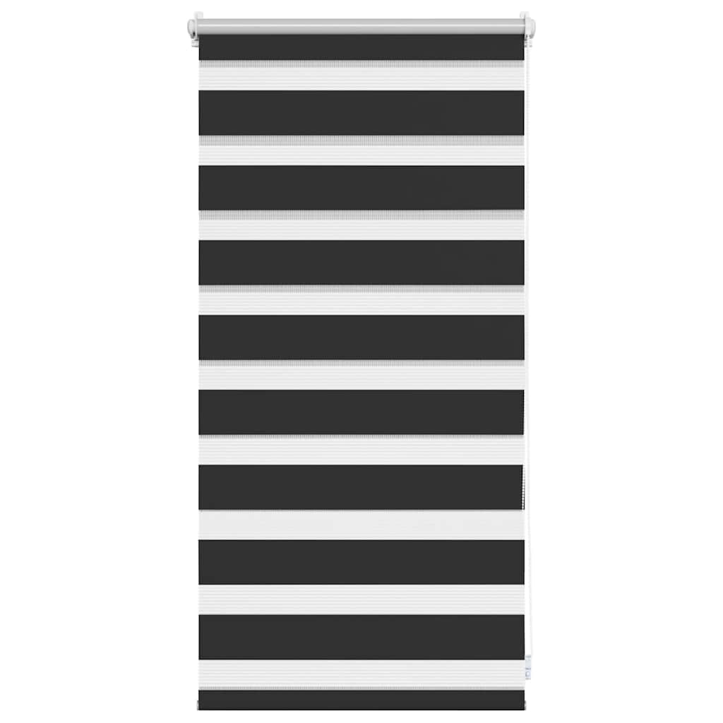 Zebra-Rollo 40,9 x 100 cm, Stoffbreite 36,7 cm, schwarz