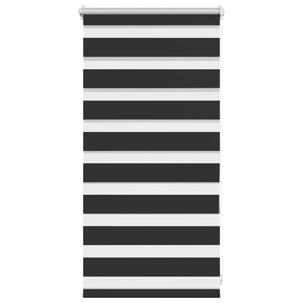 Zebra-Rollo 40,9 x 100 cm, Stoffbreite 36,7 cm, schwarz