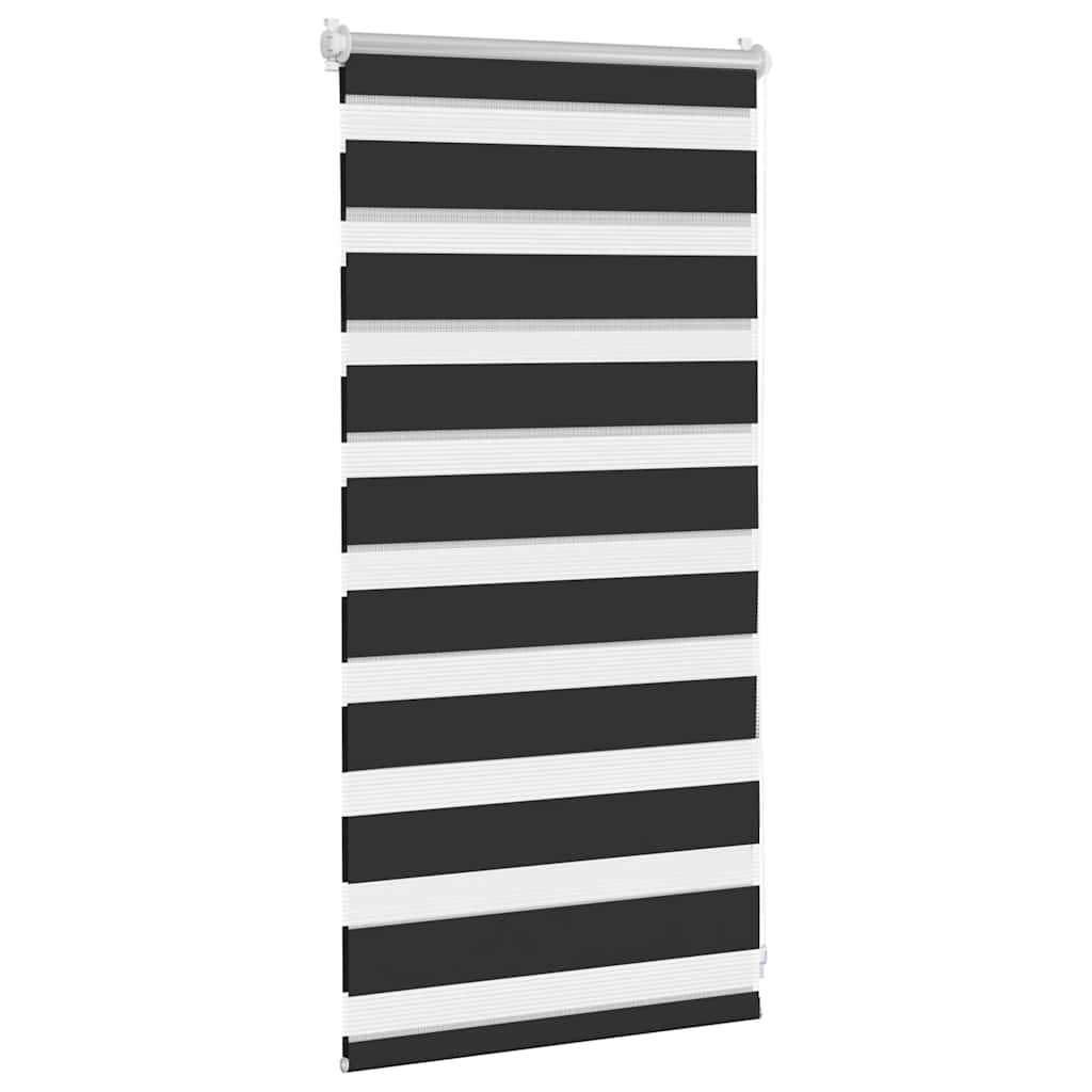 Zebra-Rollo 40,9 x 100 cm, Stoffbreite 36,7 cm, schwarz