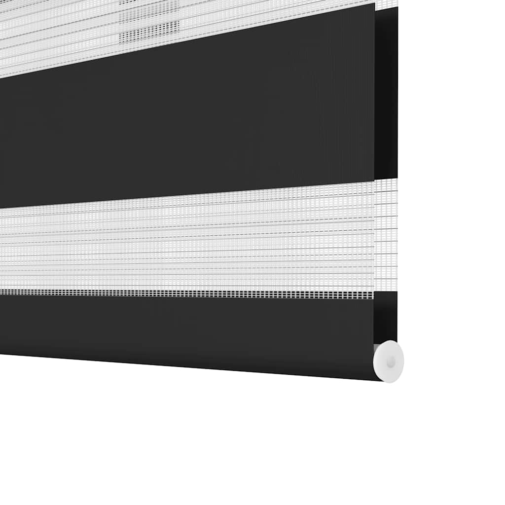 Zebra-Rollo 40,9 x 100 cm, Stoffbreite 36,7 cm, schwarz