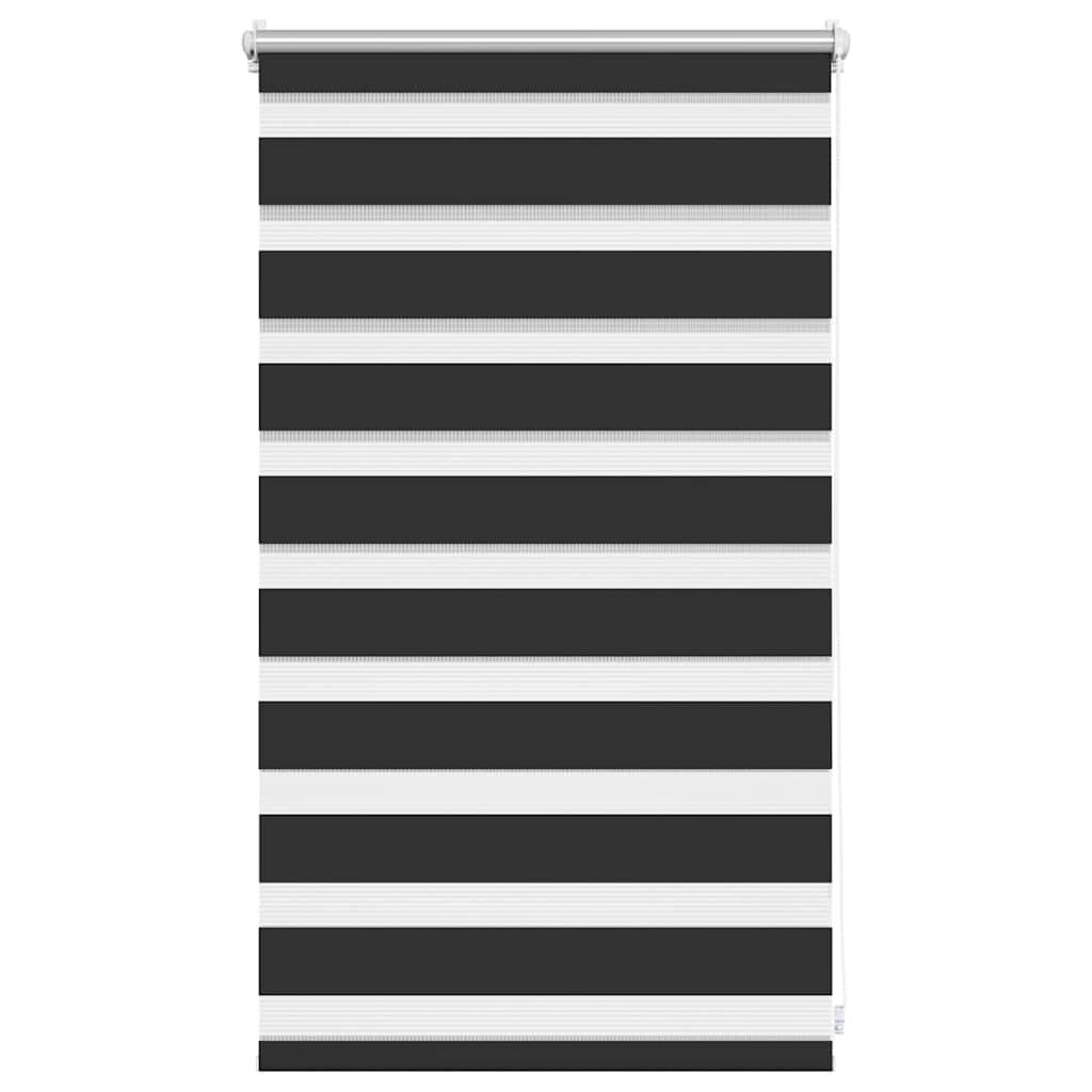 Zebra-Rollo 50,9 x 100 cm, Stoffbreite 46,7 cm, schwarz