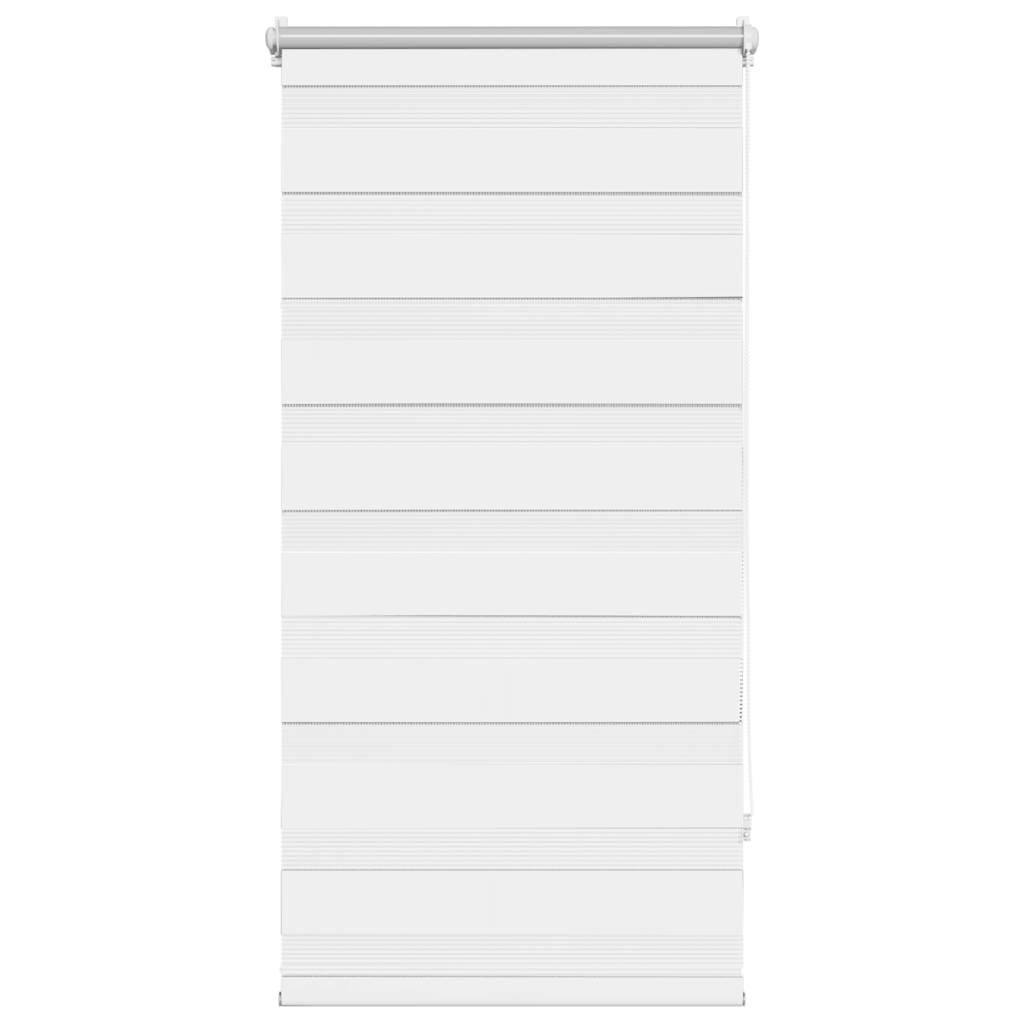 Zebra-Rollo 60,9 x 120 cm, Stoffbreite 56,7 cm, Weiß