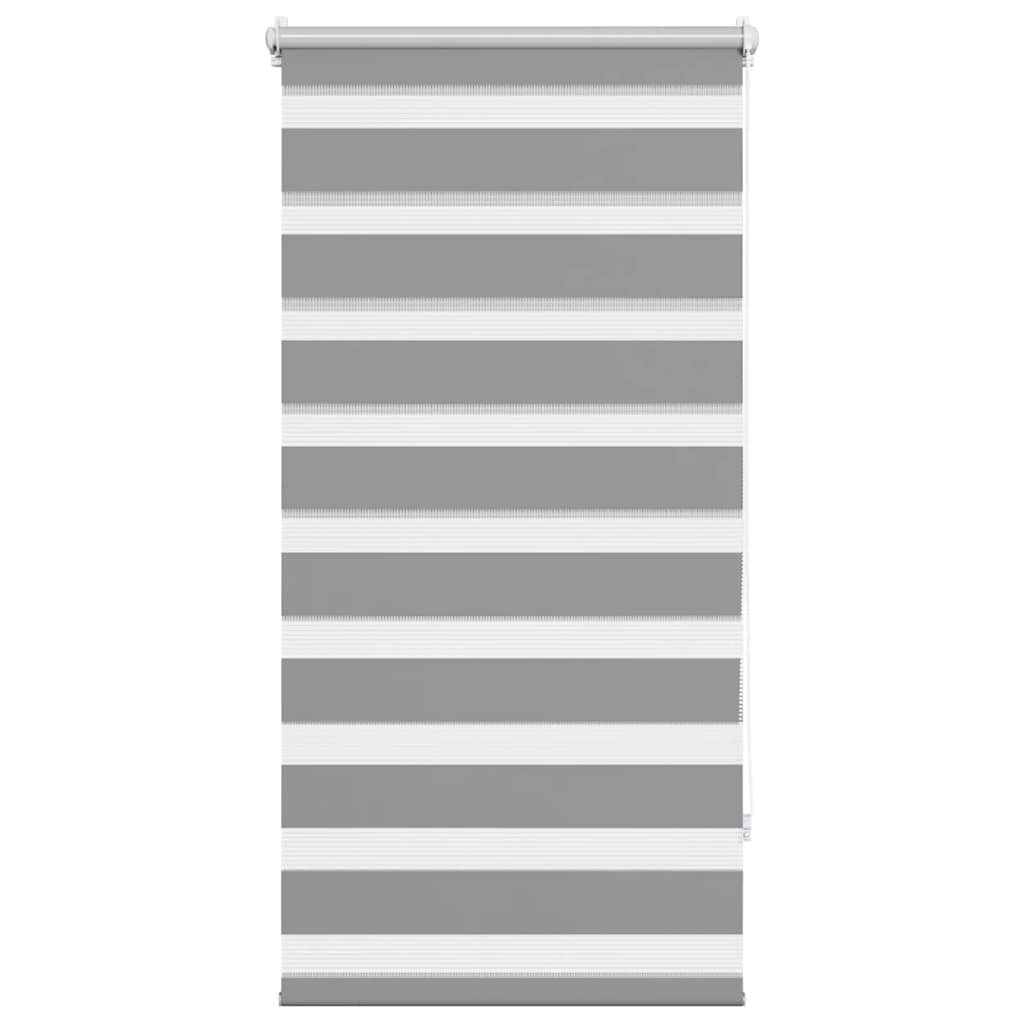 Zebra-Rollo 60,9 x 120 cm, Stoffbreite 56,7 cm, grau