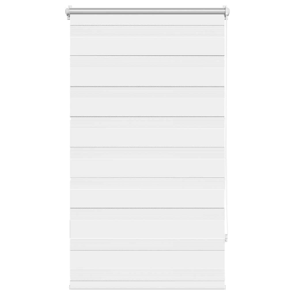 Zebra-Rollo 70,9 x 120 cm, Stoffbreite 66,7 cm, Weiß