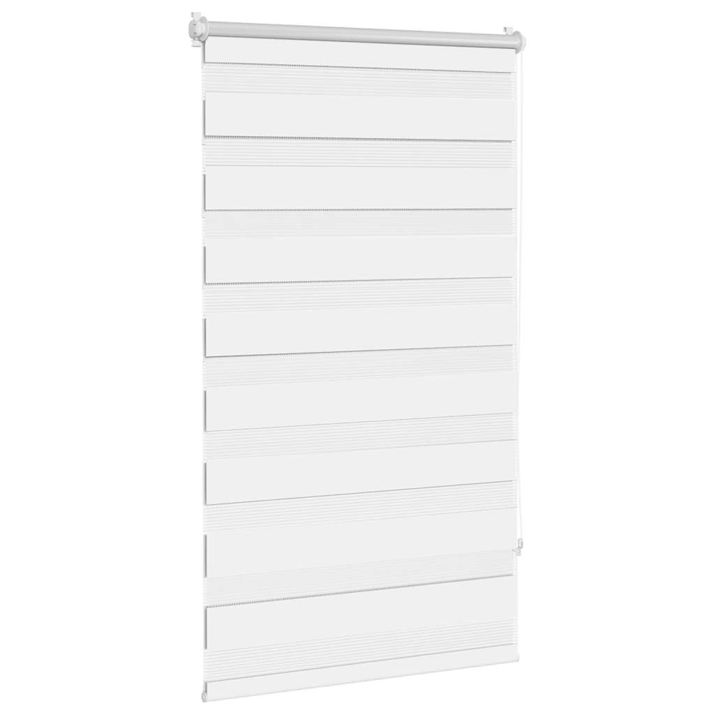 Zebra-Rollo 70,9 x 120 cm, Stoffbreite 66,7 cm, Weiß