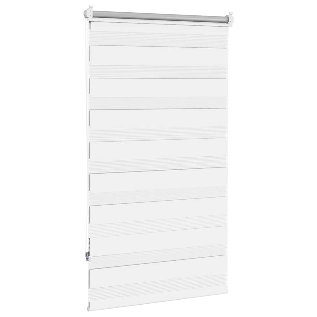 Zebra-Rollo 70,9 x 120 cm, Stoffbreite 66,7 cm, Weiß