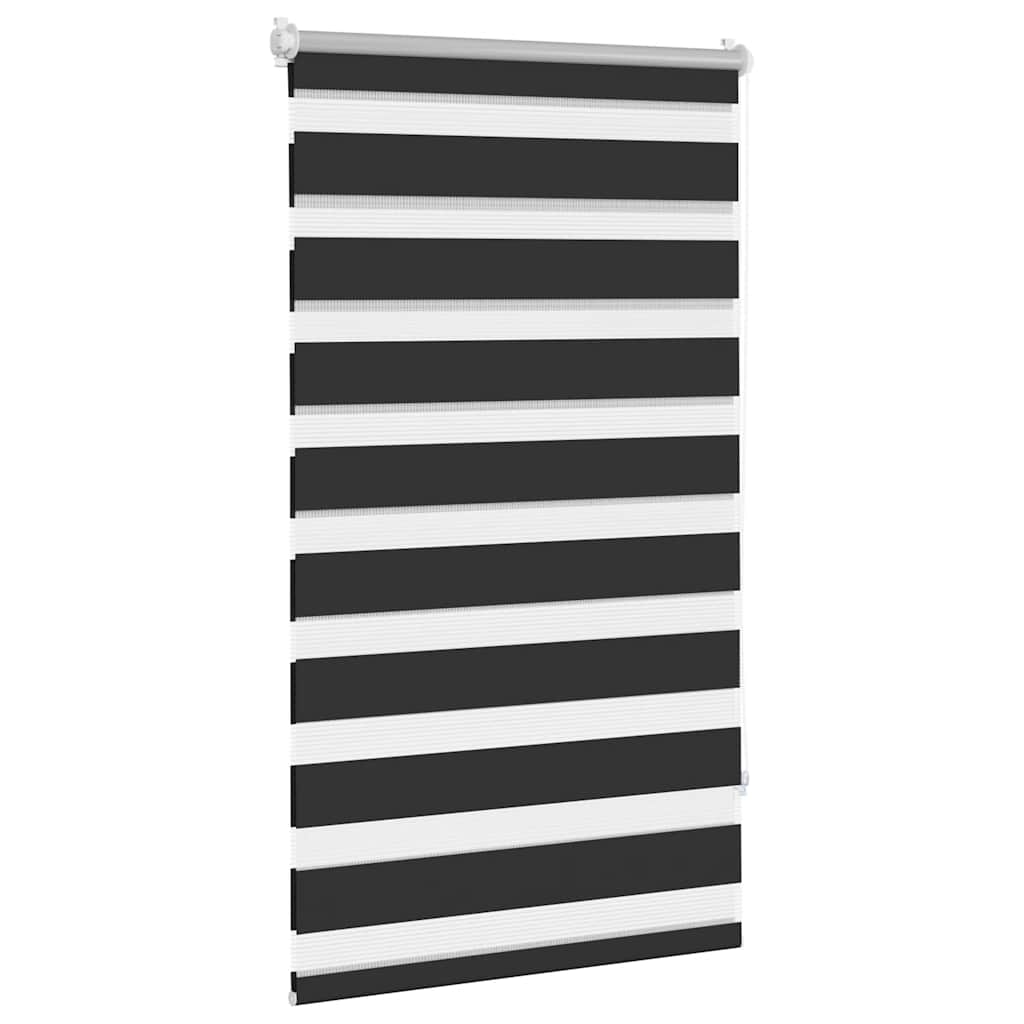 Zebra-Rollo 70,9 x 120 cm, Stoffbreite 66,7 cm, schwarz
