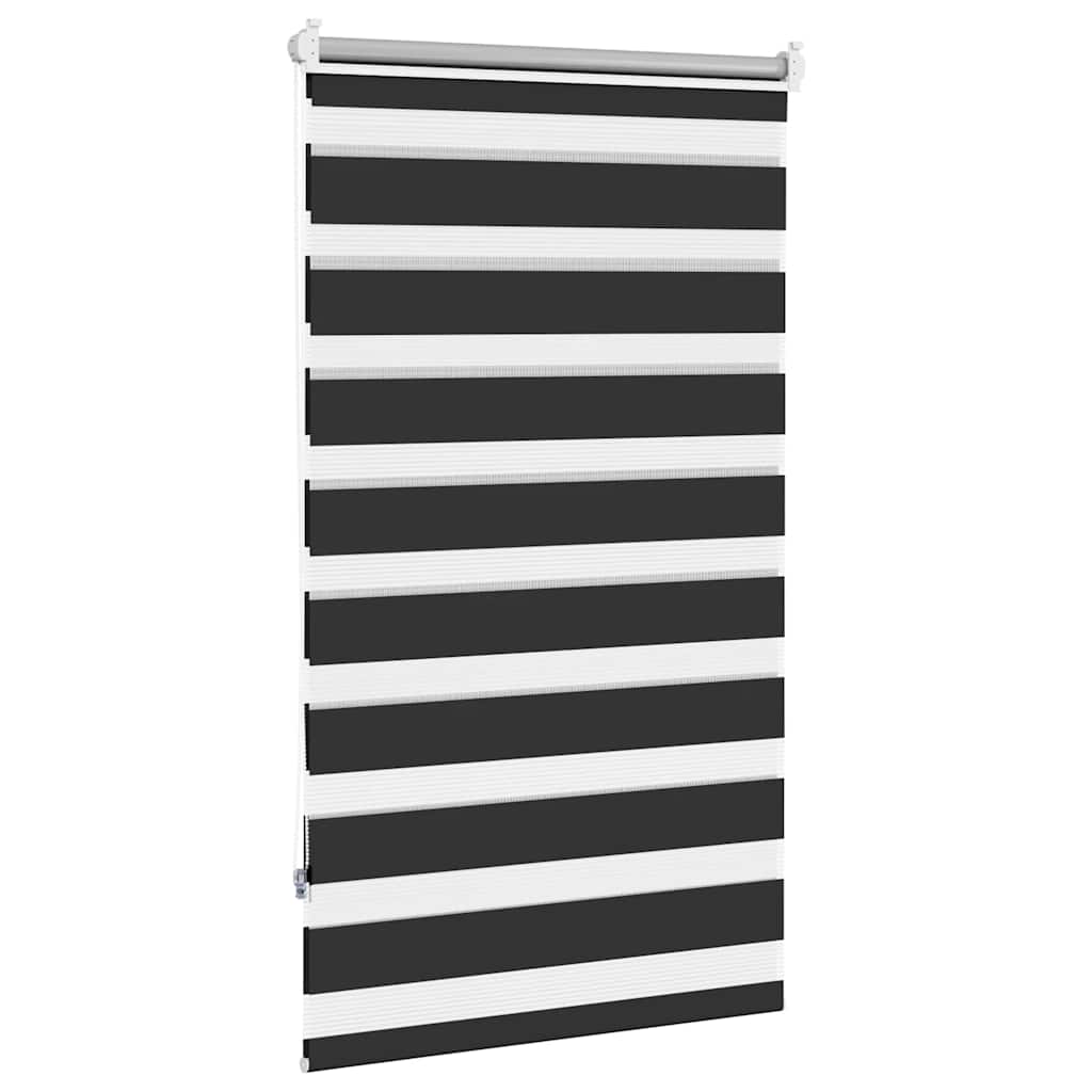 Zebra-Rollo 70,9 x 120 cm, Stoffbreite 66,7 cm, schwarz