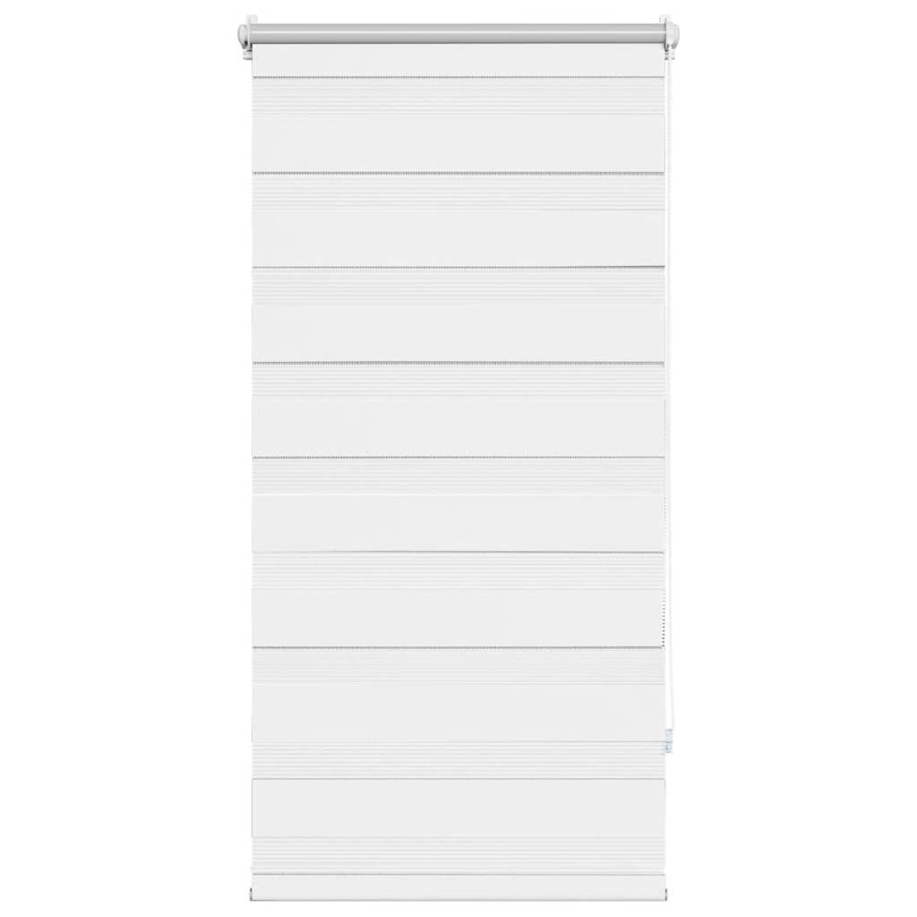 Zebra-Rollo 80,9 x 150 cm, Stoffbreite 76,7 cm, Weiß