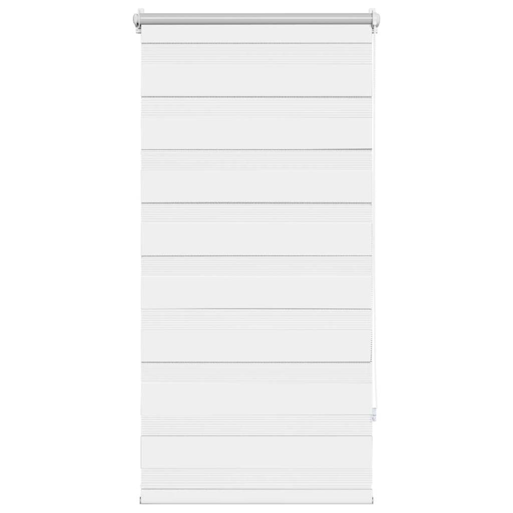 Zebra-Rollo 80,9 x 150 cm, Stoffbreite 76,7 cm, Weiß
